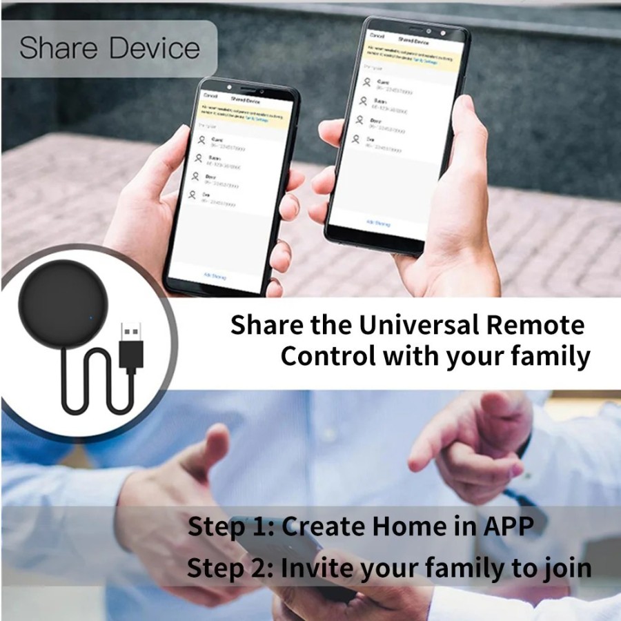 Control remoto inteligente Universal para TV, aire acondicionado, Alex