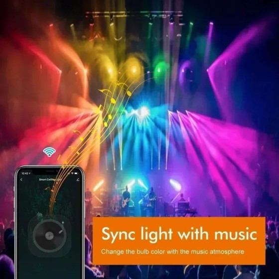 TNCE-bombilla Tuya E27 WIFI Zigbee Bluetooth, luces regulables, lámpar
