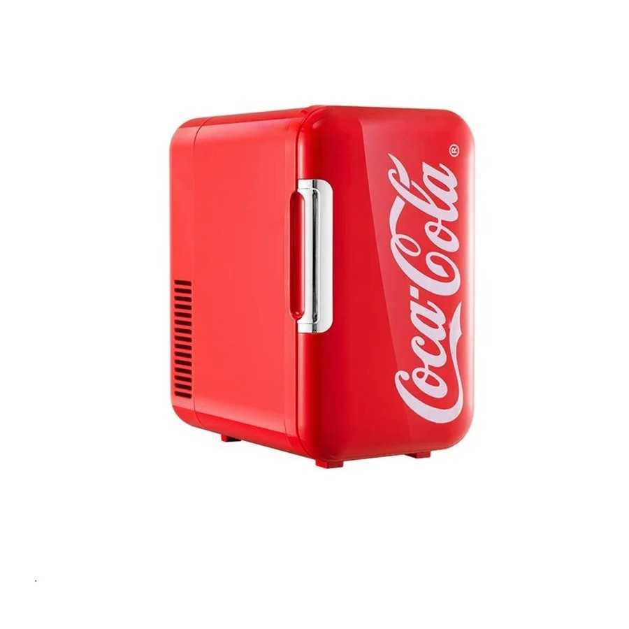Mini refrigerador de Coca-Cola multifunción para el hogar y el coche,