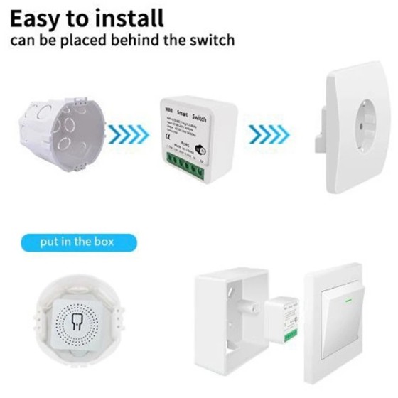 Interruptor inteligente con Wifi para el hogar, módulo de interruptore
