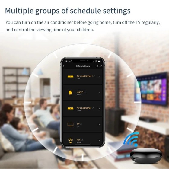 Control remoto Universal con Wifi para aire acondicionado, Control rem Control remoto Universal con Wifi para aire acondicionado, Control rem