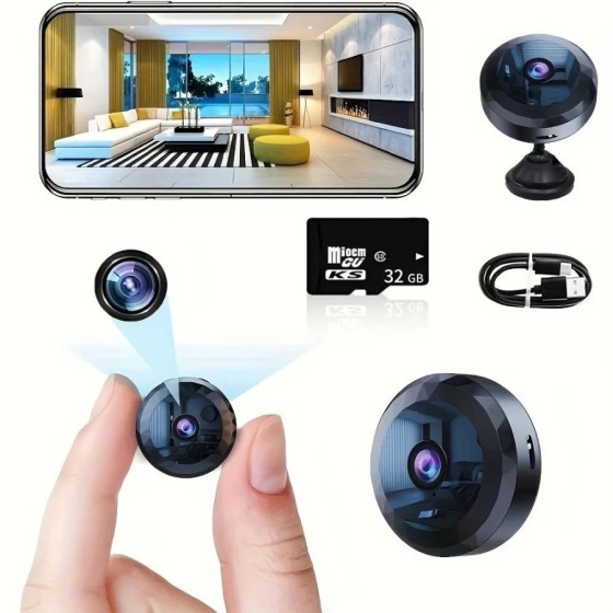 Minicámara A11 inalámbrica con WiFi, Monitor remoto de protección de s