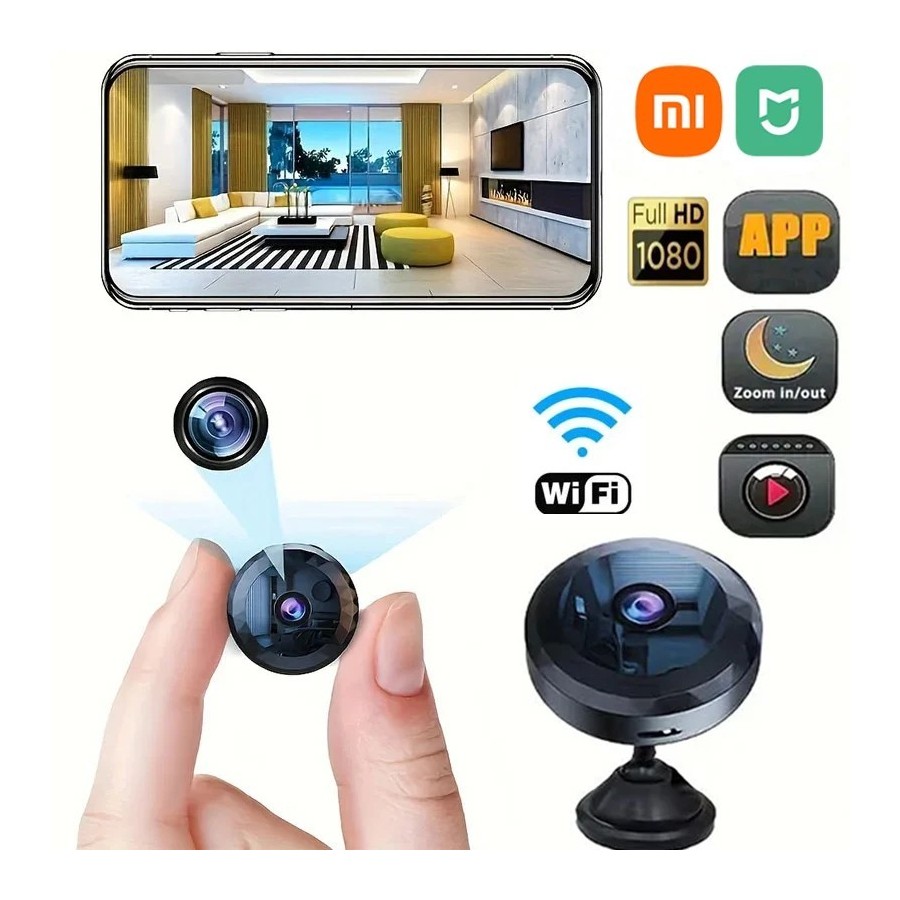Minicámara A11 inalámbrica con WiFi, Monitor remoto de protección de s