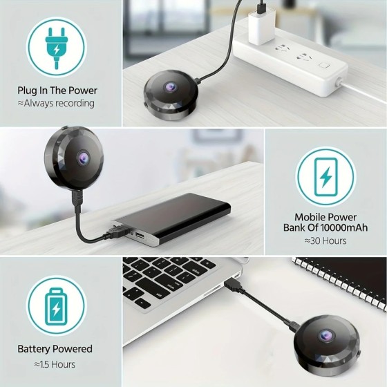 Minicámara A11 inalámbrica con WiFi, Monitor remoto de protección de s