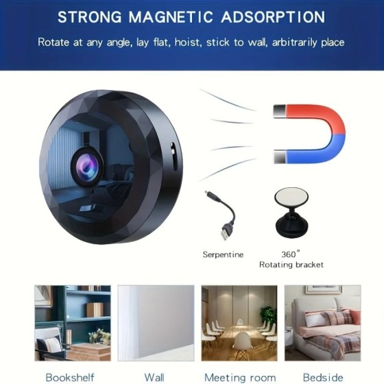 Minicámara A11 inalámbrica con WiFi, Monitor remoto de protección de s