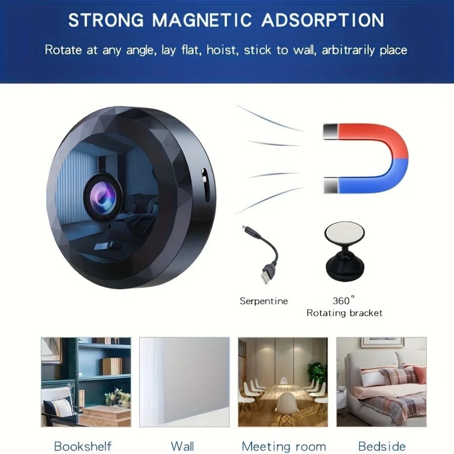Minicámara A11 inalámbrica con WiFi, Monitor remoto de protección de s