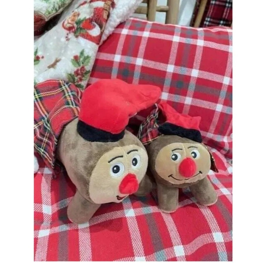 Caga Tió de Peluche Tronco, para Navidad, Reglo de Niños, infrarrojo, 