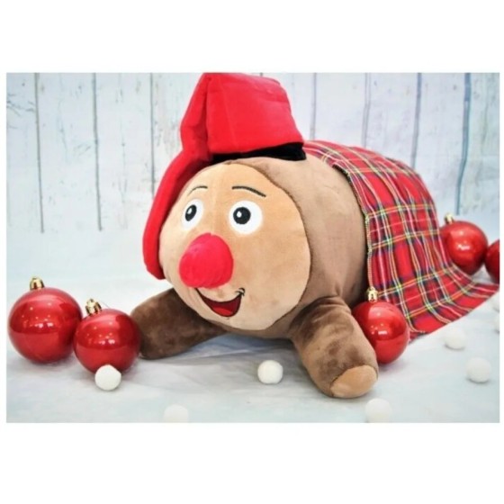 Caga Tió de Peluche Tronco, para Navidad, Reglo de Niños, infrarrojo, 