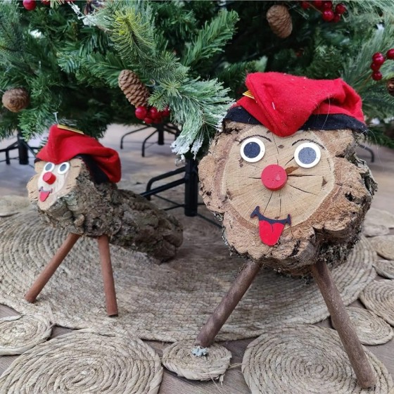 NQT Caga Tío Tronco de Navidad, Tío de Nadal - Cagatio Tronco Madera N