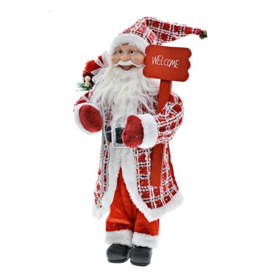 Hermosa estatuilla de Papá Noel de abuelo, estatua de muñeca de Papá N Hermosa estatuilla de Papá Noel de abuelo, estatua de muñeca de Papá N