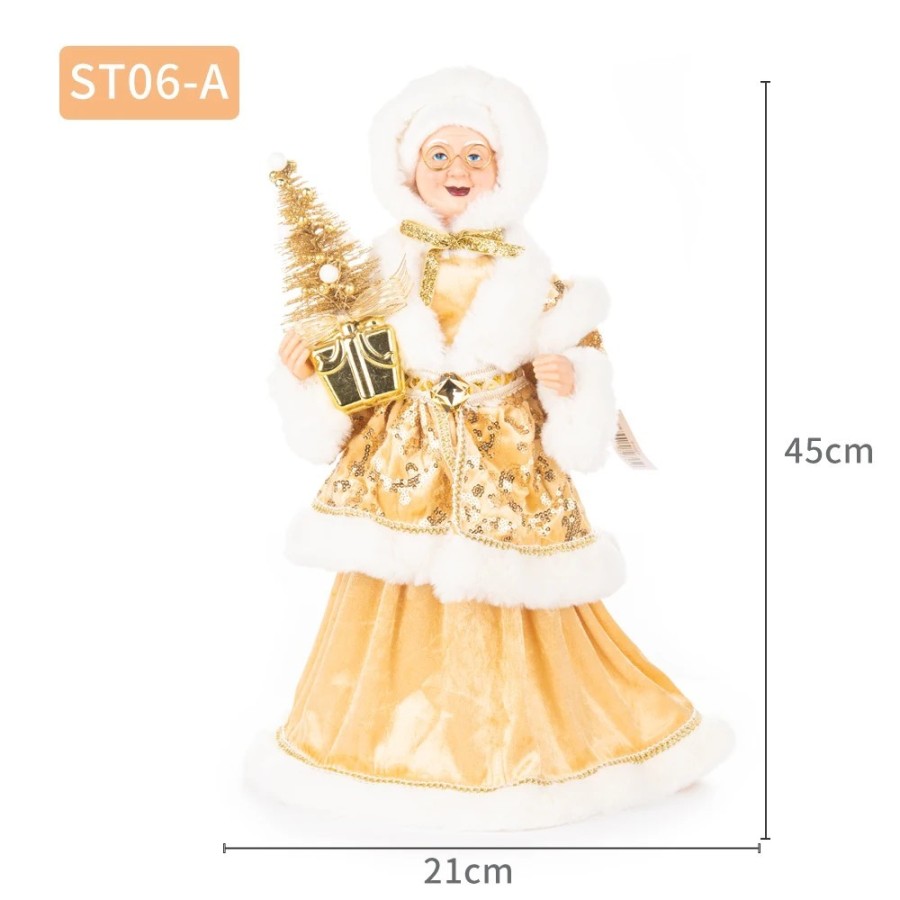 Muñeco de Papá Noel para decoración de Navidad, muñeco de Papá Noel, a