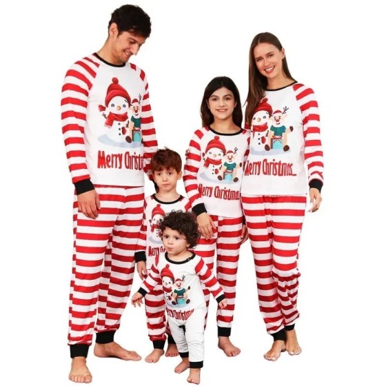 Pijamas de Navidad a juego para la familia, ropa para el hogar, pijama Pijamas de Navidad a juego para la familia, ropa para el hogar, pijama