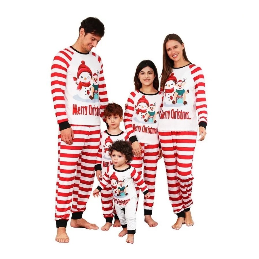 Pijamas de Navidad a juego para la familia, ropa para el hogar, pijama Pijamas de Navidad a juego para la familia, ropa para el hogar, pijama