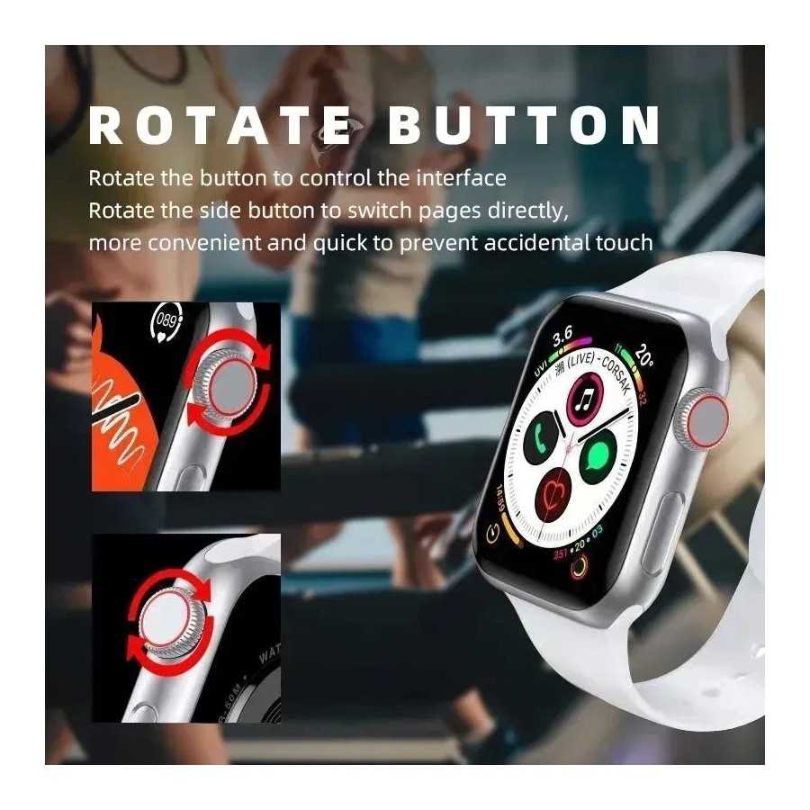 Reloj inteligente I8 Pro Max para hombre y mujer, pulsera con respuest