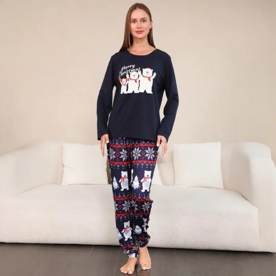 Pijamas de Navidad a juego para la familia, ropa para el hogar, pijama Pijamas de Navidad a juego para la familia, ropa para el hogar, pijama