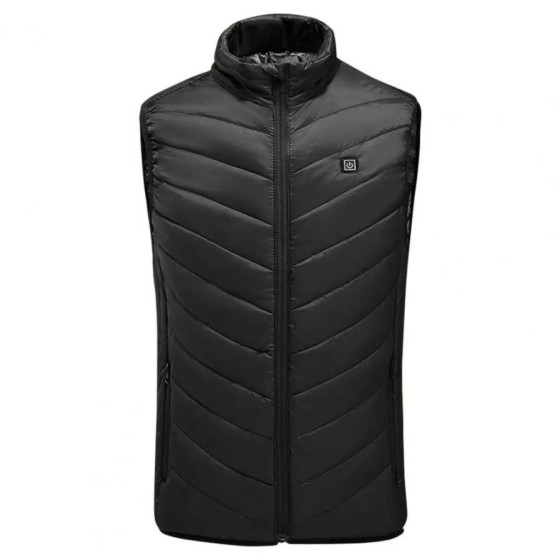 Chaleco con calefacción eléctrica para hombre y mujer, chaqueta calent