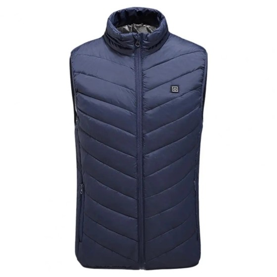 Chaleco con calefacción eléctrica para hombre y mujer, chaqueta calent