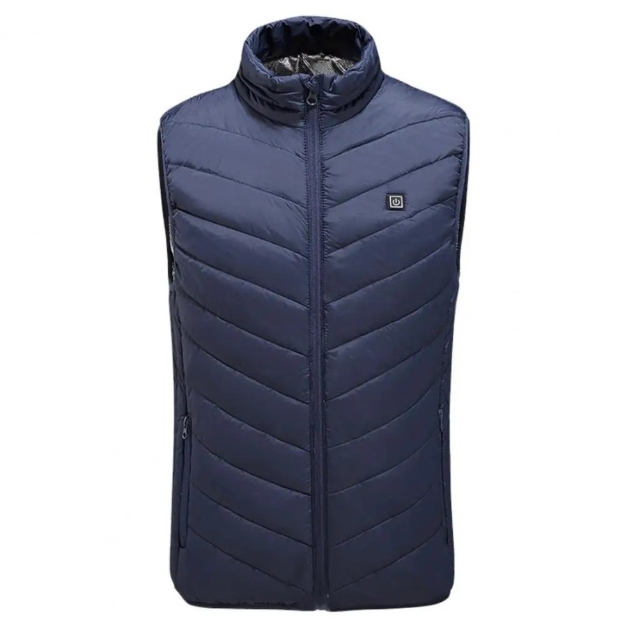 Chaleco con calefacción eléctrica para hombre y mujer, chaqueta calent