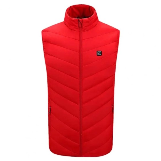 Chaleco con calefacción eléctrica para hombre y mujer, chaqueta calent