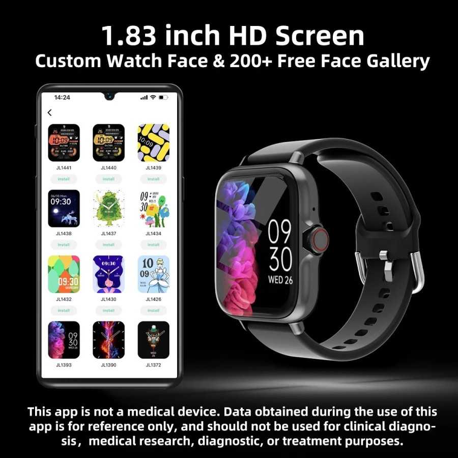 Reloj inteligente resistente al agua, dispositivo con respuesta de mensajes, llamadas, monitoreo del sueño, podómetro deportivo,