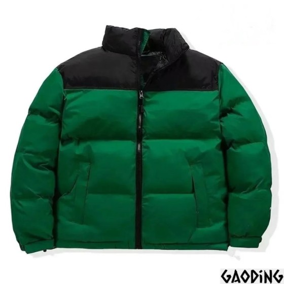 GODING acolchada-Chaqueta de algodón para hombre, abrigo cálido y grue