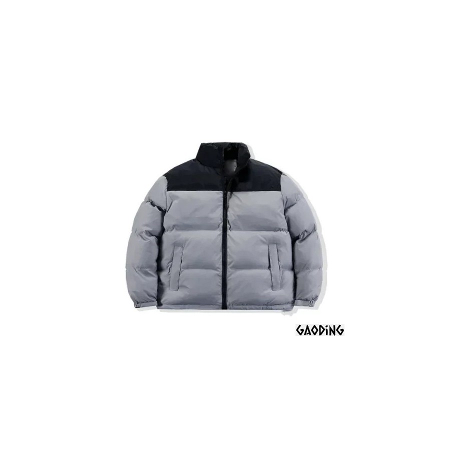 GODING acolchada-Chaqueta de algodón para hombre, abrigo cálido y grue