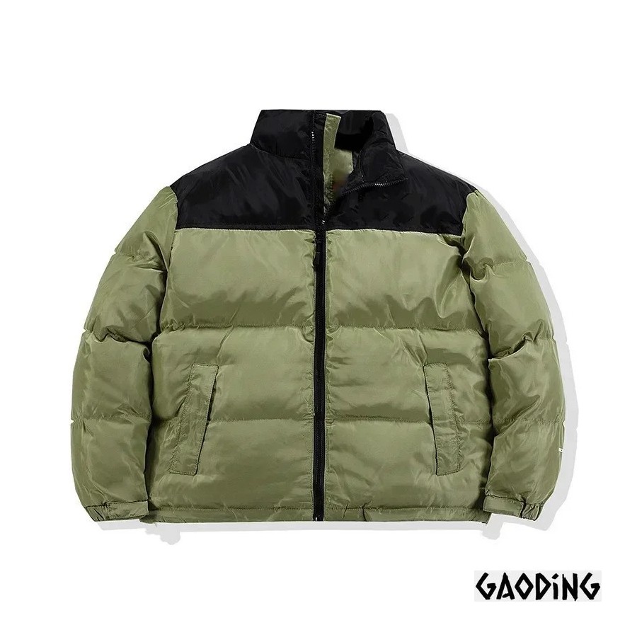 GODING acolchada-Chaqueta de algodón para hombre, abrigo cálido y grue