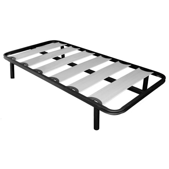 Somier con patas listones de madera camas dormitorio muebles de dormit