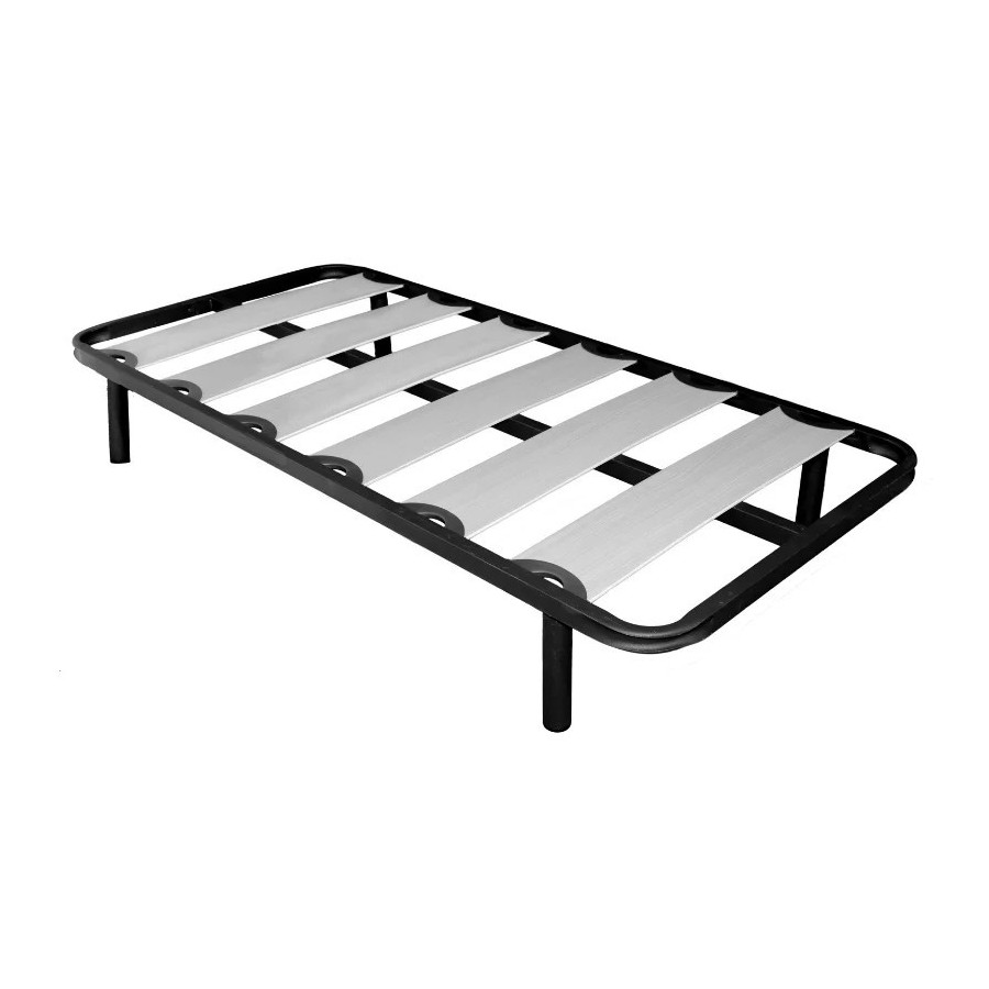 Somier con patas listones de madera camas dormitorio muebles de dormit