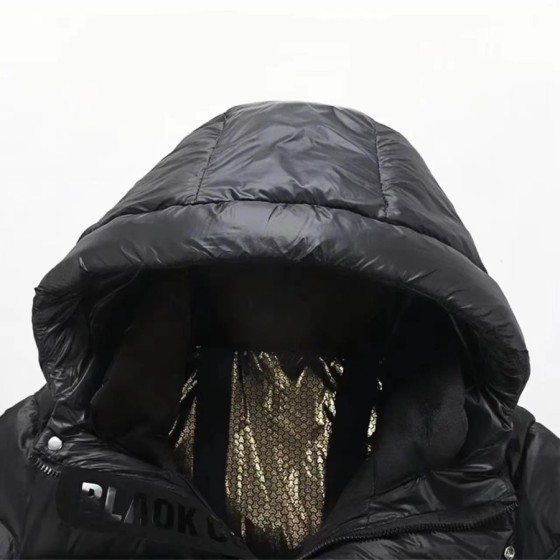 Chaqueta de plumón de pato blanco grueso con capucha para hombre y muj Chaqueta de plumón de pato blanco grueso con capucha para hombre y muj
