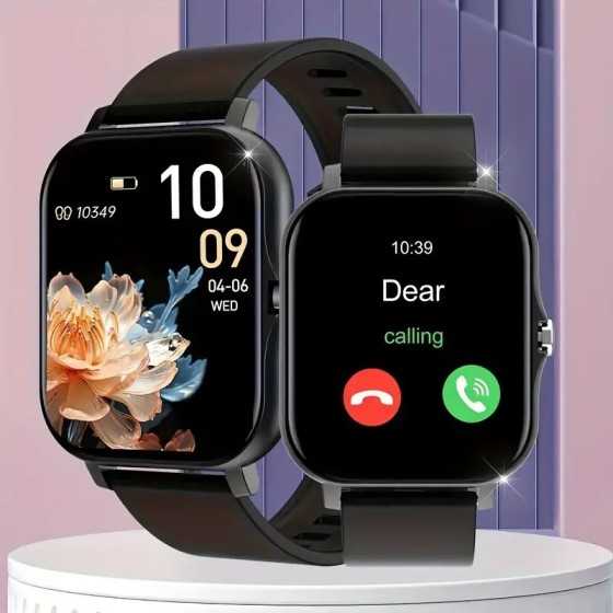 Reloj inteligente actualizado de 4,7 cm con pantalla táctil completa, marcación y respuesta de llamadas, llamadas inalámbricas