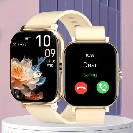 copy of Reloj inteligente actualizado de 4,7 cm con pantalla táctil completa, marcación y respuesta de llamadas, llamadas inal