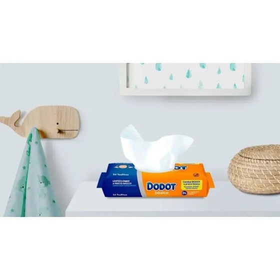 Toallitas DODOT Básico PACK ahorro de 16 paquetes de 54 unidades 864 t Toallitas DODOT Básico PACK ahorro de 16 paquetes de 54 unidades 864 t
