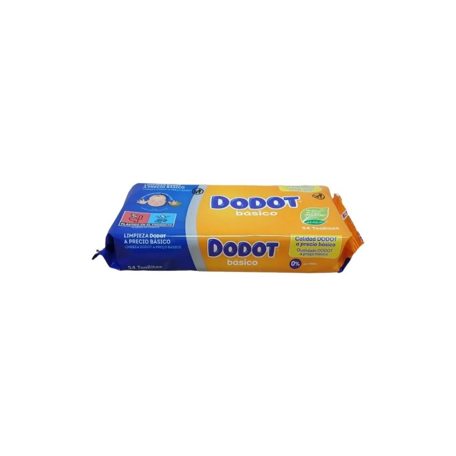 Toallitas DODOT Básico PACK ahorro de 16 paquetes de 54 unidades 864 t