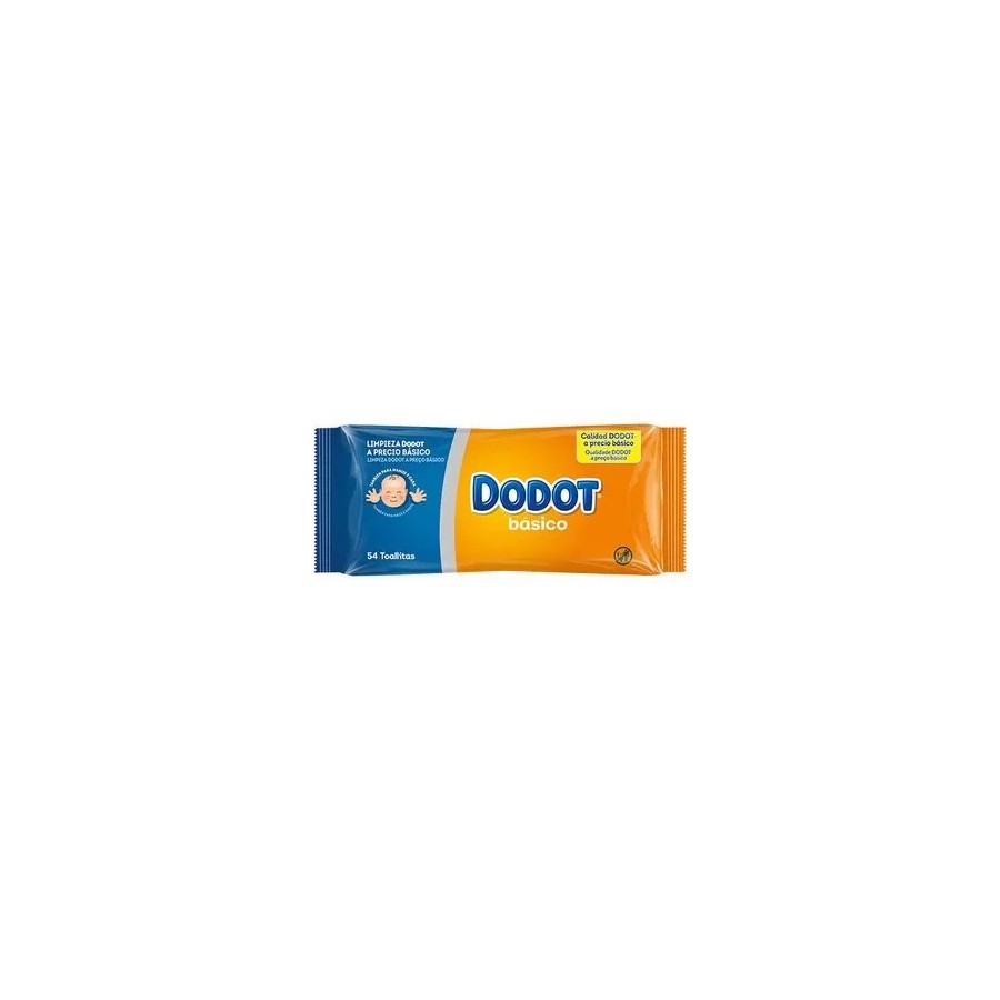 Toallitas DODOT Básico PACK ahorro de 16 paquetes de 54 unidades 864 t