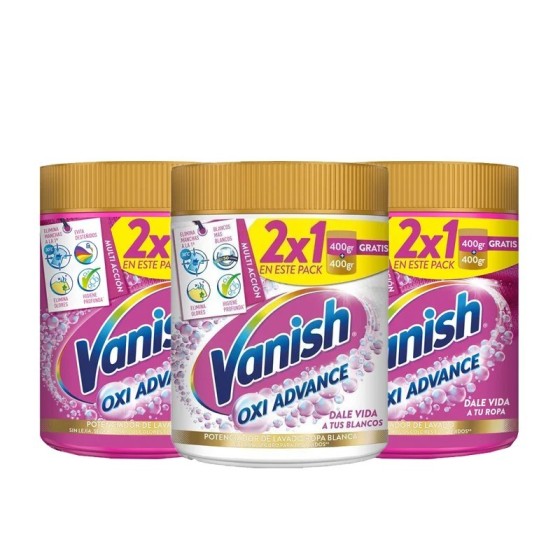 Pack de 3 Vanish Oxi ACTION 900GR Total 900GR X 3 2700GR Quitamanchas 