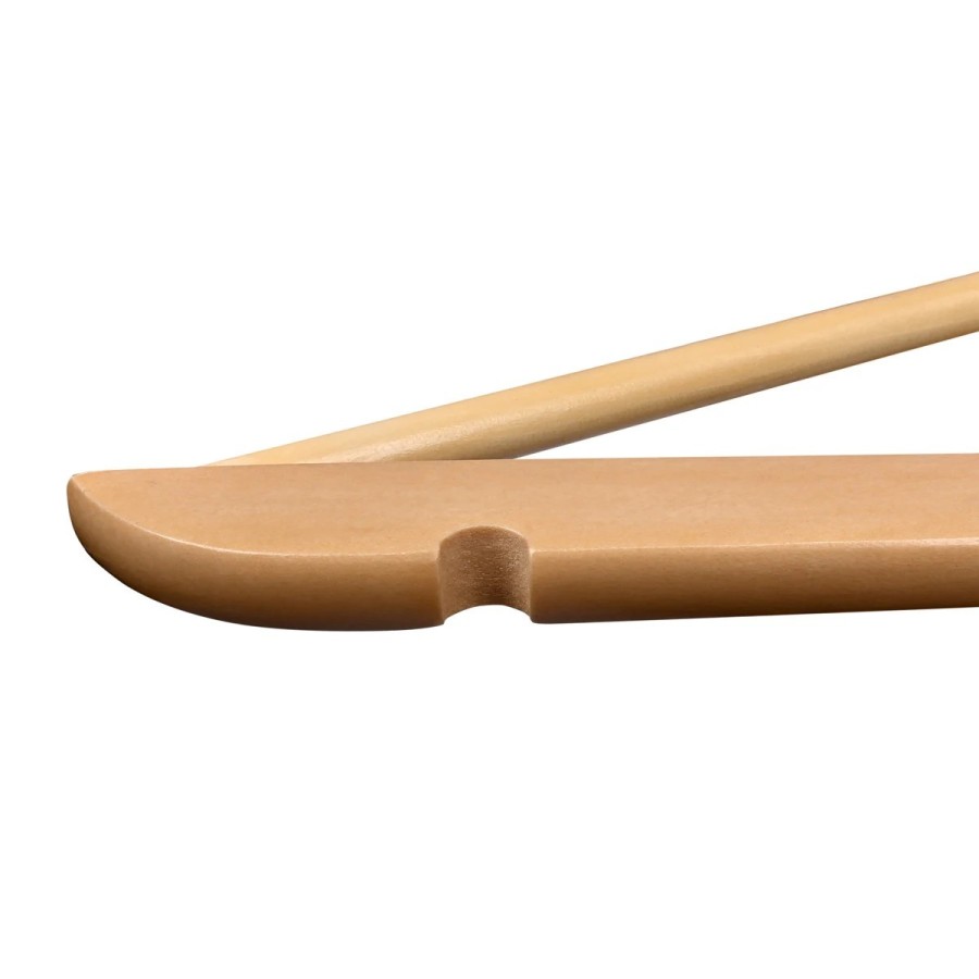 T-LoVendo - Juego de 20 Perchas, Percha de Madera Maciza, Set de 20 Pe