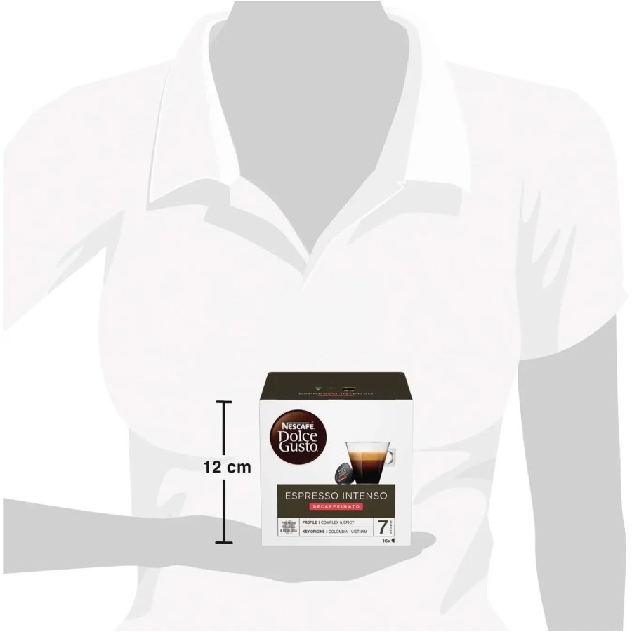 NESCAFÉ Dolce Gusto Espresso Intenso Descafeinado - x3 pack de 16 cáps