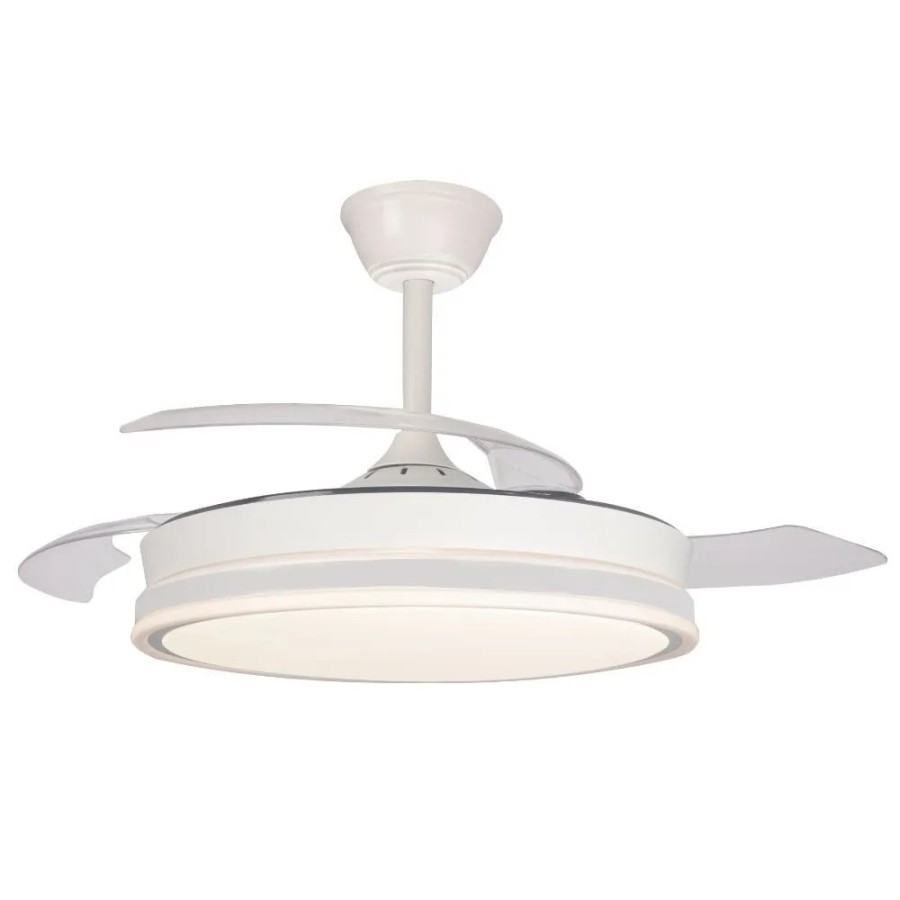 Akunadecor - Ventilador de techo modelo PITIJOPO blanco motor DC 6 vel