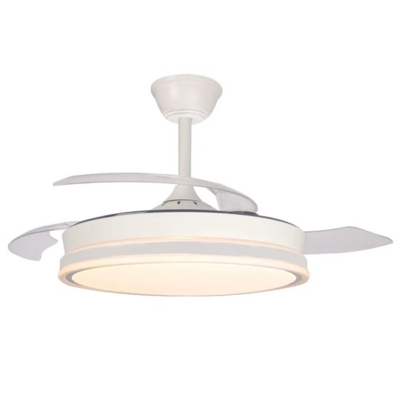 Akunadecor - Ventilador de techo modelo PITIJOPO blanco motor DC 6 vel