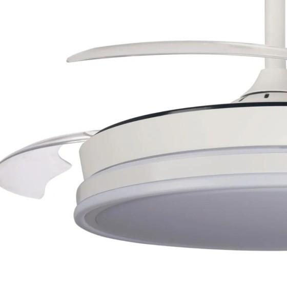 Akunadecor - Ventilador de techo modelo PITIJOPO blanco motor DC 6 vel