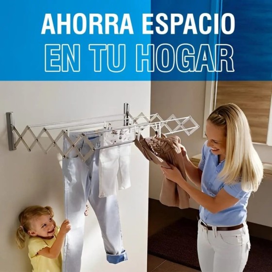 JUPPLIES Tendedero Extensible 100/120/140/160cm - Tendedero Plegable d