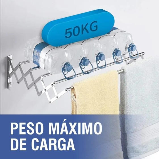 JUPPLIES Tendedero Extensible 100/120/140/160cm - Tendedero Plegable d