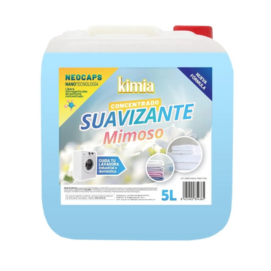SUAVIZANTE CONCENTRADO KIMIA SPRING BLOOM 4,8Kg 90LAVADOS