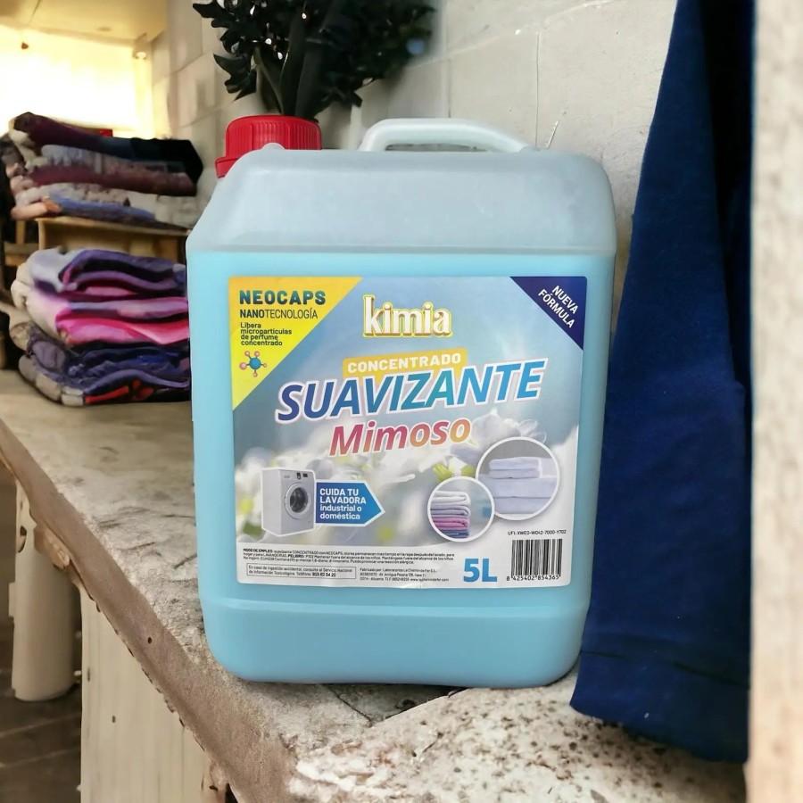 SUAVIZANTE CONCENTRADO KIMIA SPRING BLOOM 4,8Kg 90LAVADOS