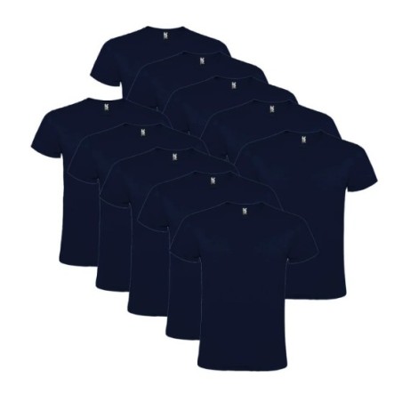 ROLY - Pack 10 Camisetas Básicas Unisex - 10 Camisetas Algodón Manga Corta - 10 Camisetas Unisex - Talla S a 2XL - Amplio Surti