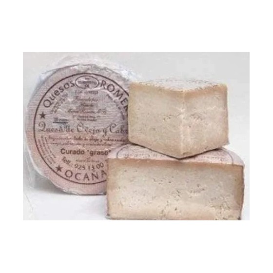 QUESO ROMERO OCAÑA para paladares exquisitos, graso, mantecoso, con pi