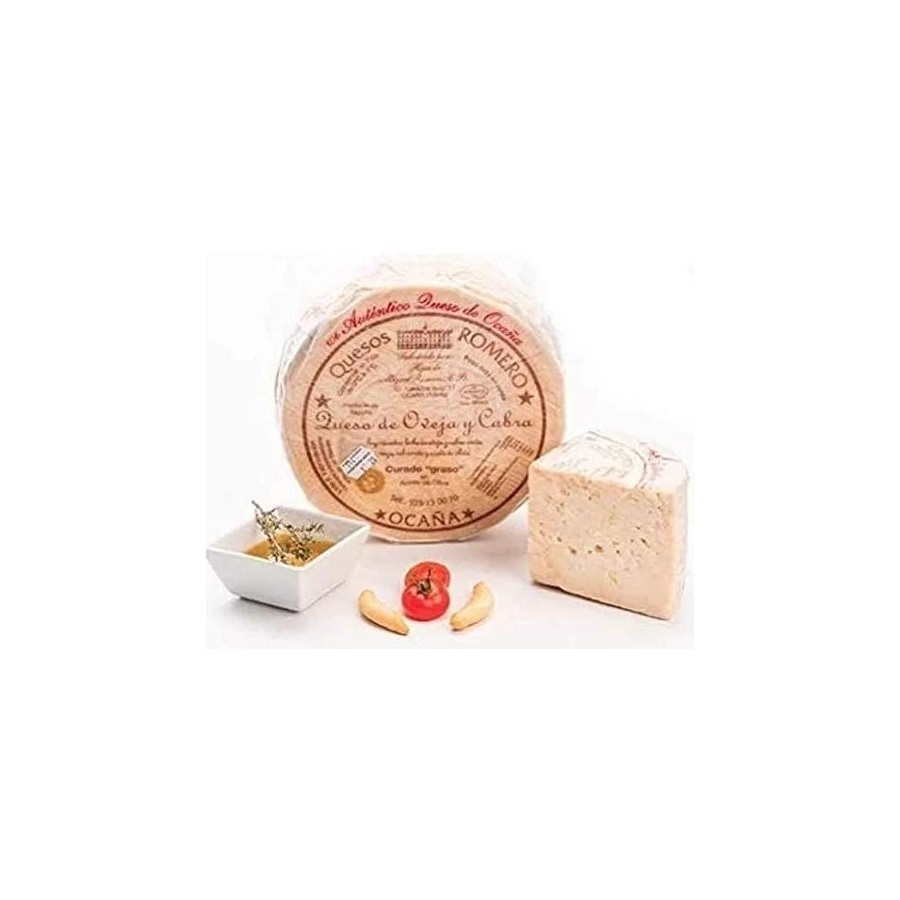 QUESO ROMERO OCAÑA para paladares exquisitos, graso, mantecoso, con pi