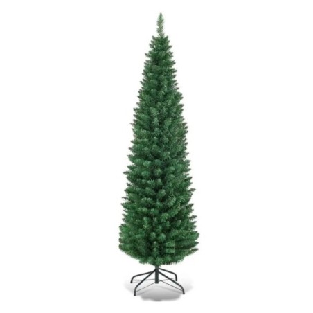 Árbol Navidad Delgado SLIM 150,180 Y 210 CM Medidas Ancho y Ramas Abajo