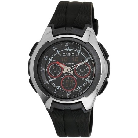 Casio Aq-163w-1b2 Reloj Para Para Chico Color Negro